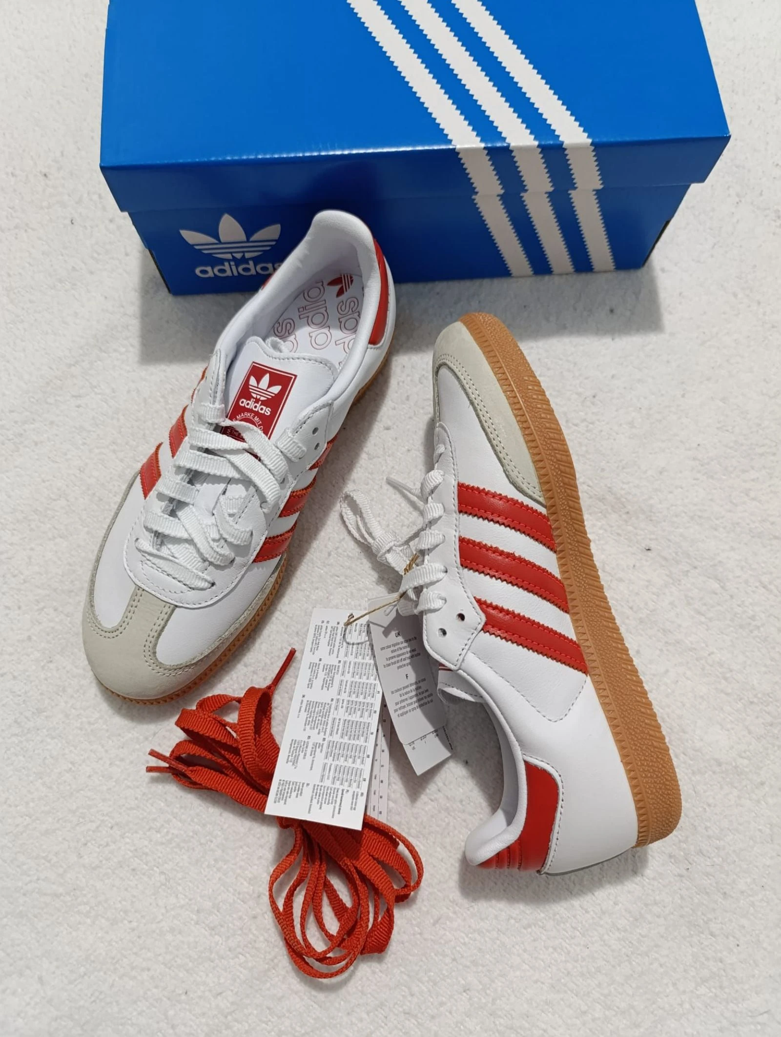 Adidas Samba zapatillas de cuero genuino mujer nr 38